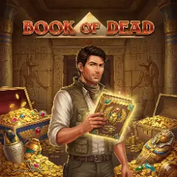 Book of Dead slot game at Cazeus Casino for United Kingdom review page